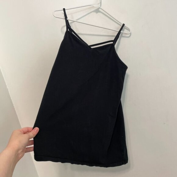 TORRID 2 Plus Size Foxy Strappy Cami Solid Black Sleeveless Cotton Tank Top 2X - Picture 12 of 15